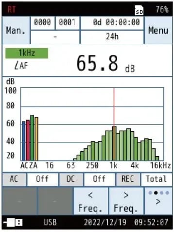 NX-43RT_one-third-octave-band