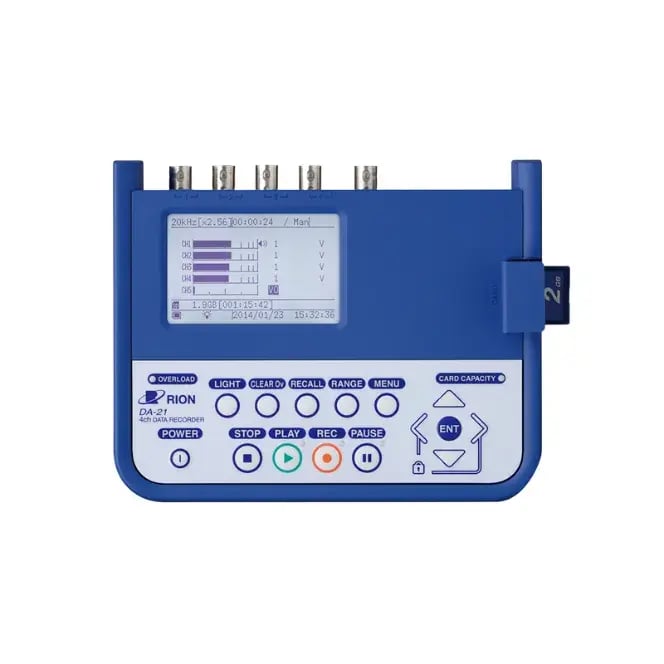 DA-21 datarecorder från Rion