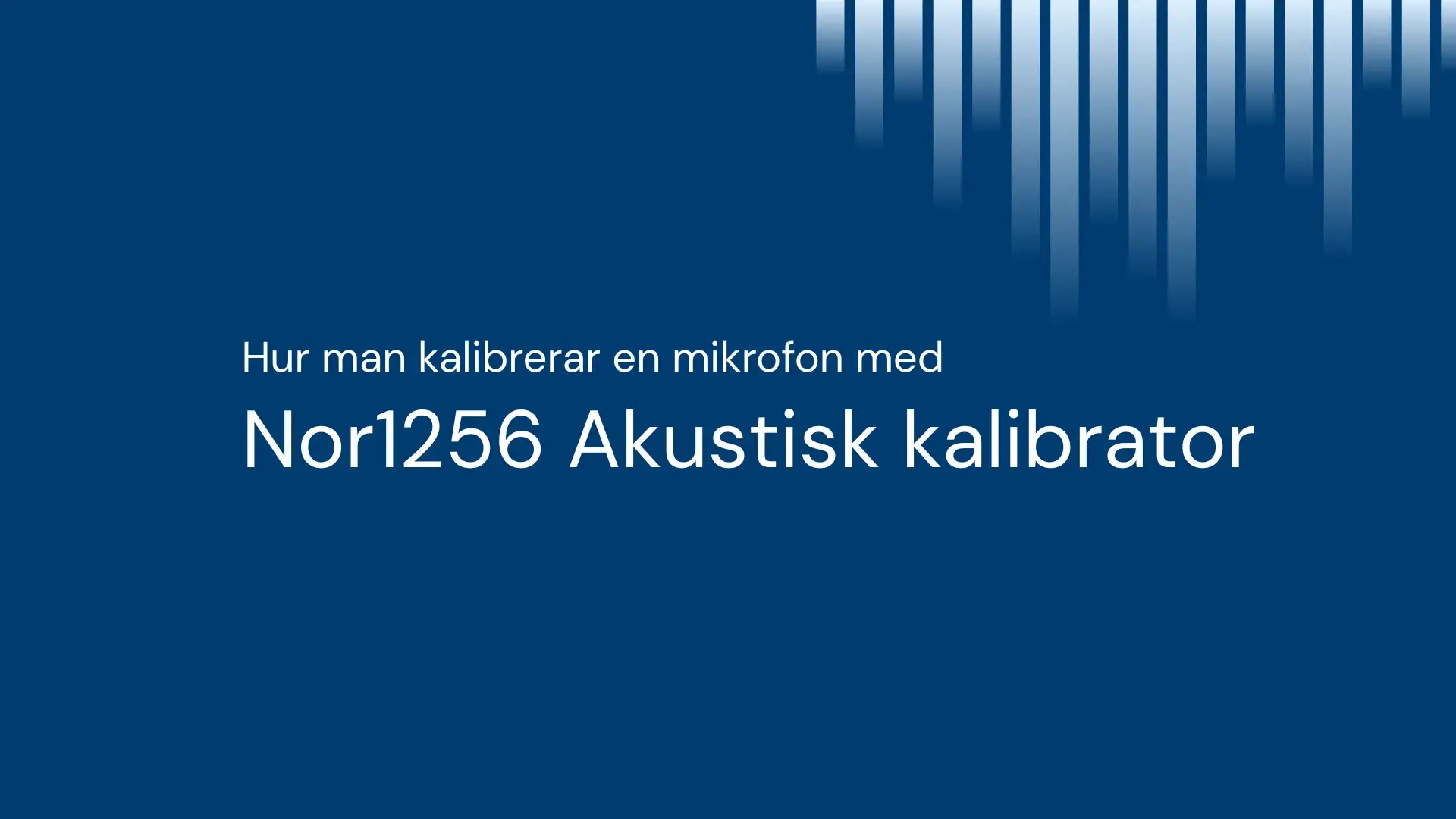 Nor1256-Sound-Calibrator - SE